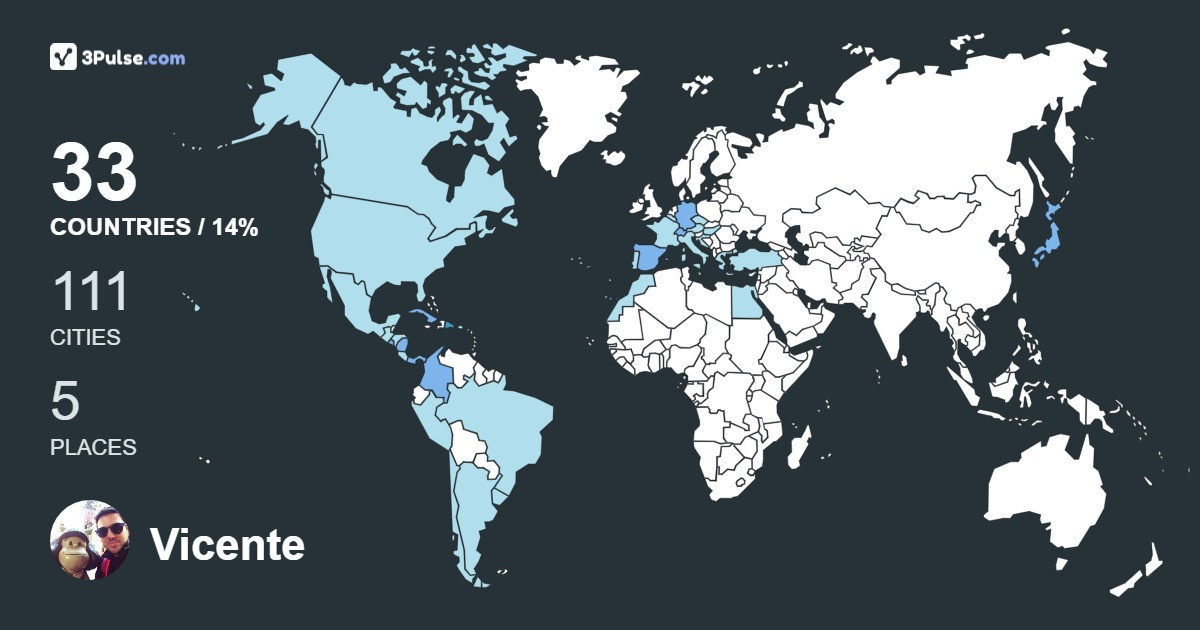 Изображение Карты путешествий Vicente Chapero