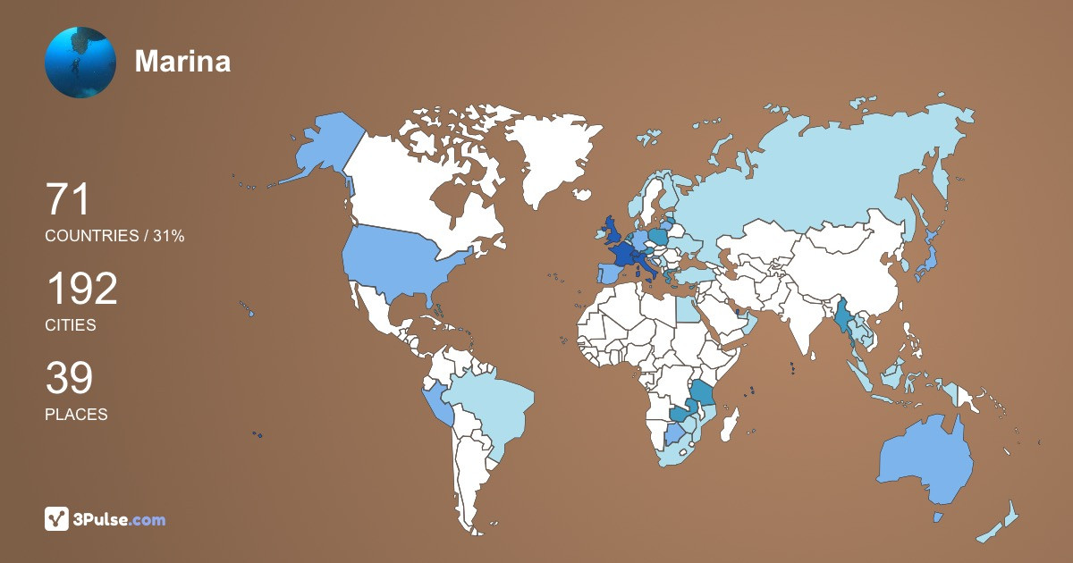 Изображение Карты путешествий Marina Shcherbinina