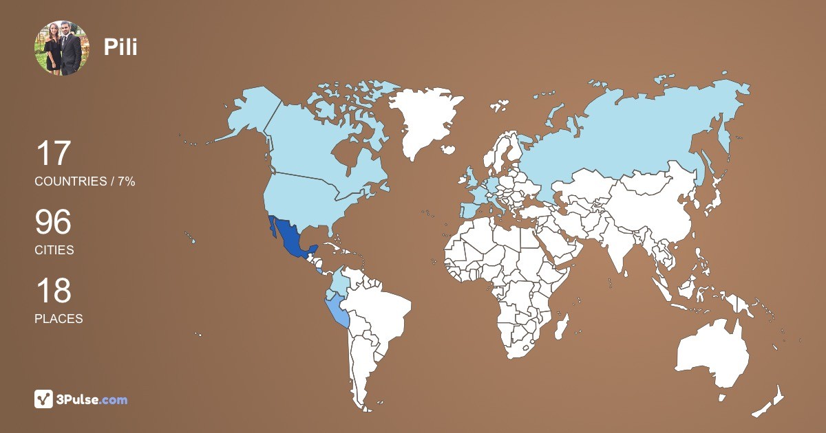 Изображение Карты путешествий Pili Macas-Valadez