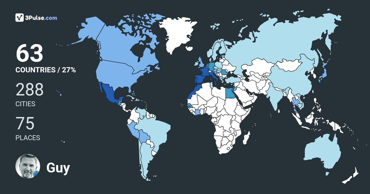 Изображение Карты путешествий Guy Legras