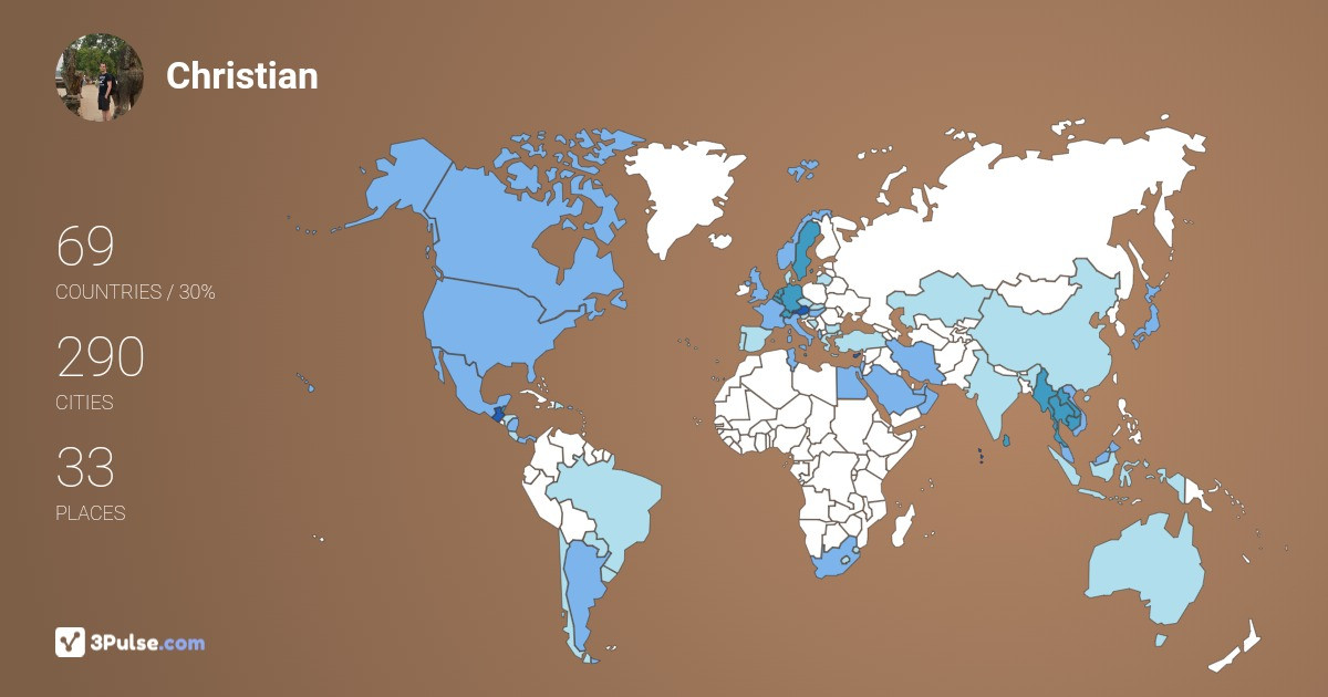 Изображение Карты путешествий Christian Hofmann