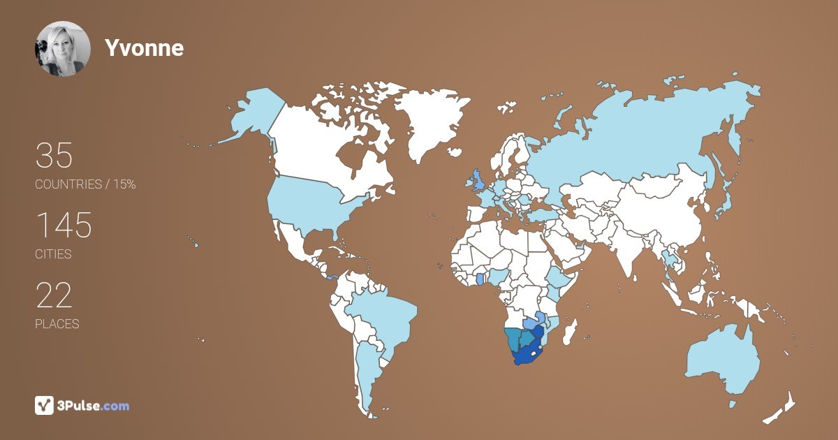 Изображение Карты путешествий Yvonne Macnab