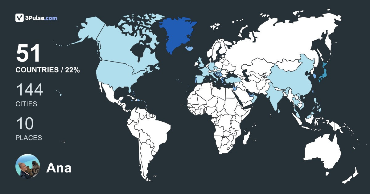 Изображение Карты путешествий Ana Krivokapic