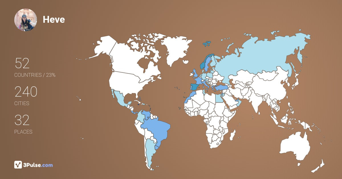 Изображение Карты путешествий Heve Sonrisa