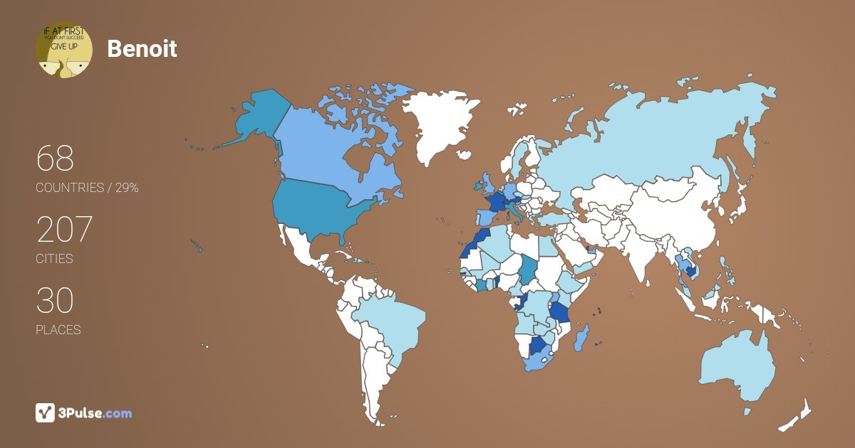 Изображение Карты путешествий Benoit Janin