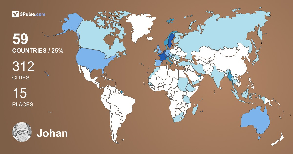 Изображение Карты путешествий Johan Sels