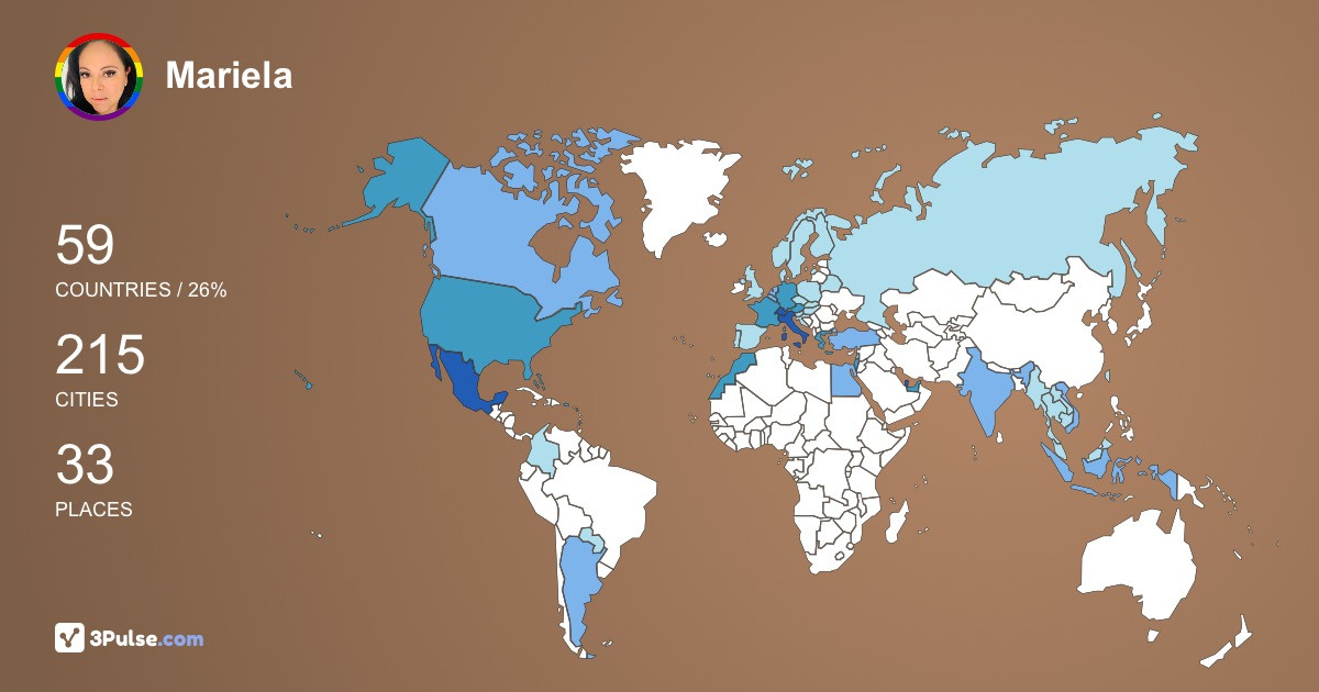 Изображение Карты путешествий Mariela Maldonado-Keen
