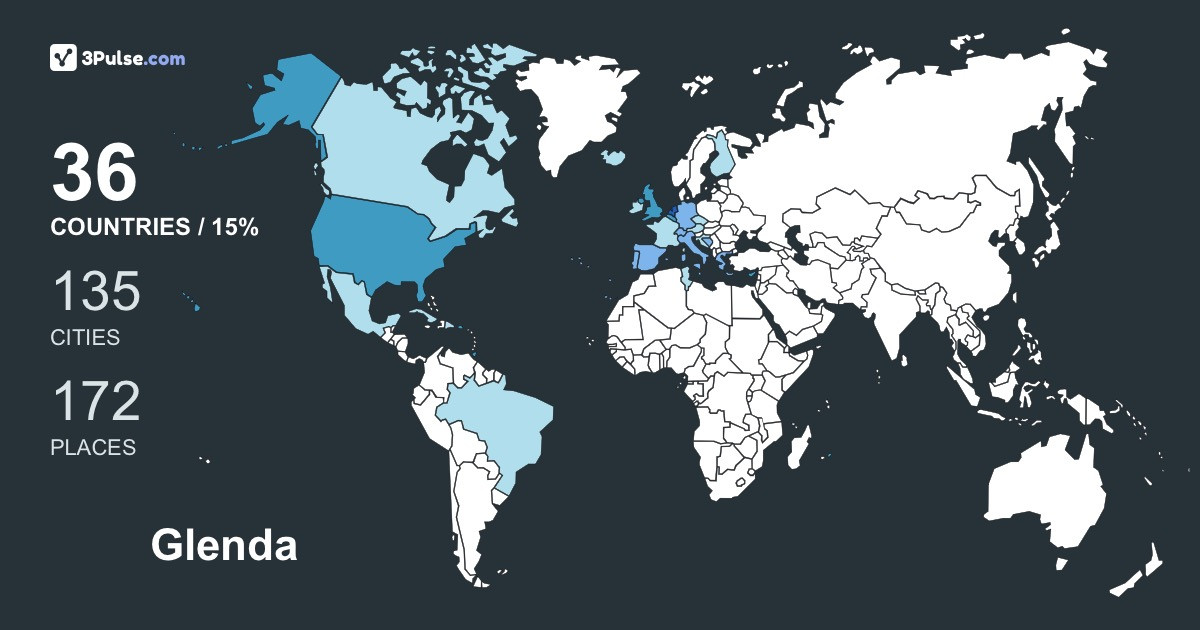 Изображение Карты путешествий Glenda Norris