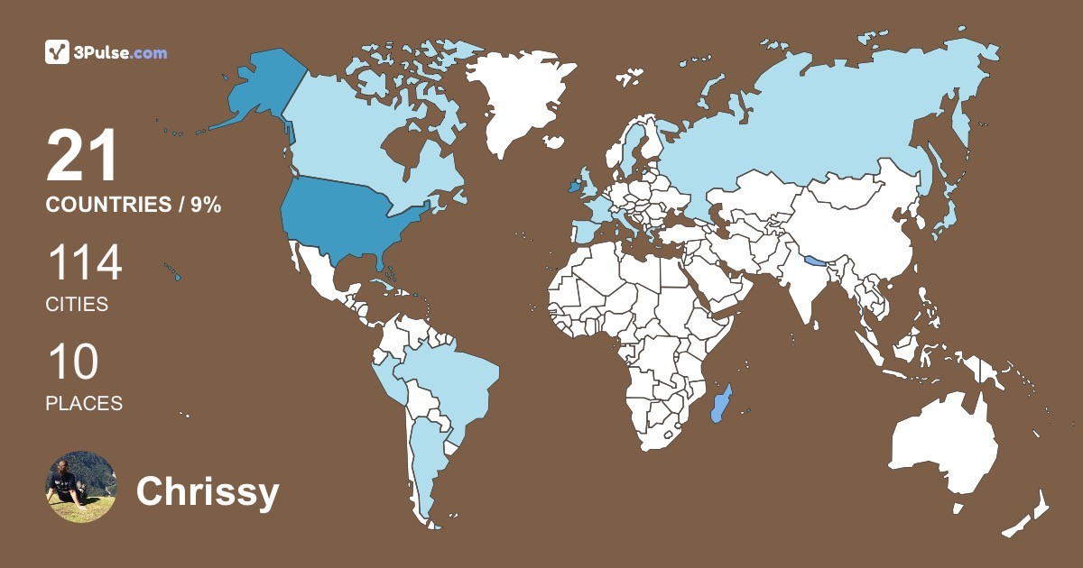 Изображение Карты путешествий Chrissy Melnyk