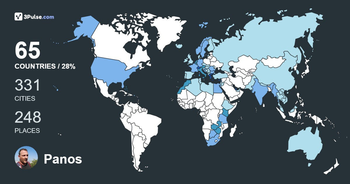 Изображение Карты путешествий Panos Kazanelis