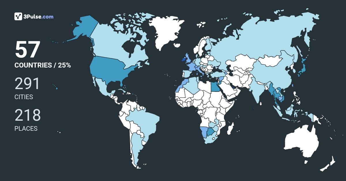 cg1's Travel Map Image