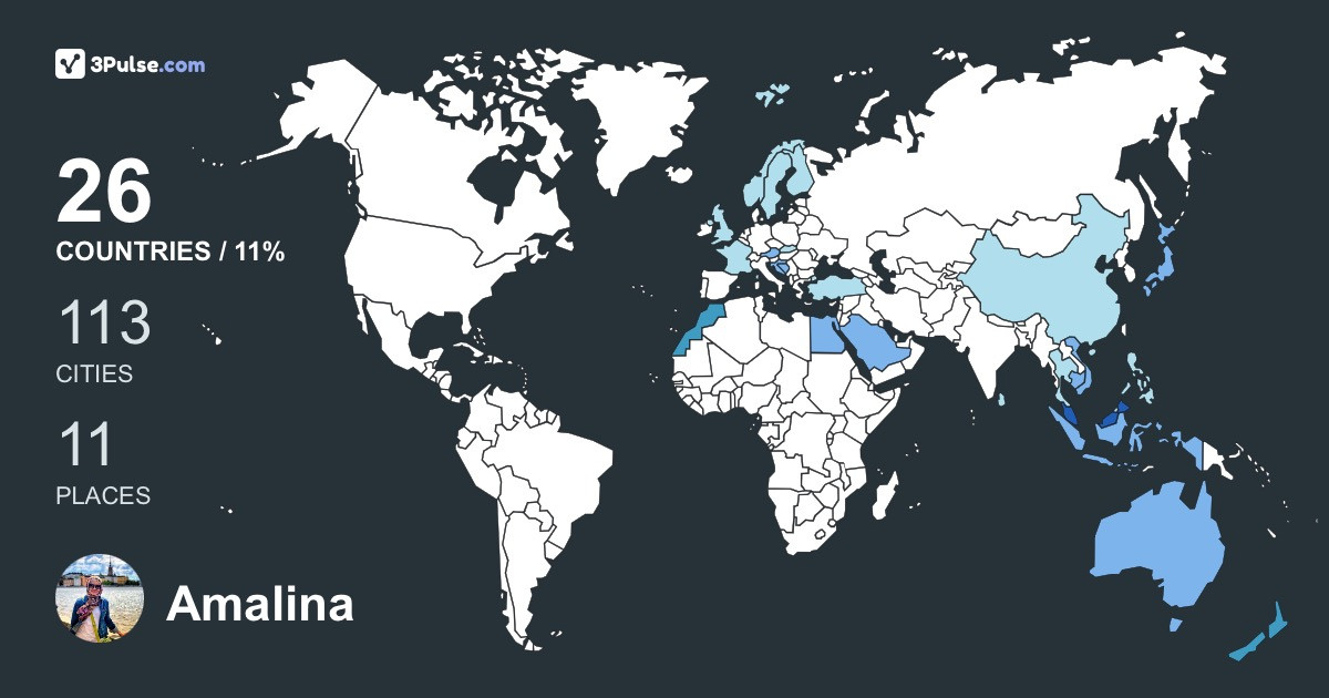 Изображение Карты путешествий Amalina Abdullah