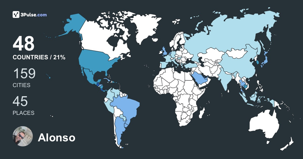 Изображение Карты путешествий Alonso Porras