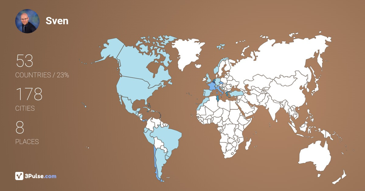 Изображение Карты путешествий Sven De-Mol