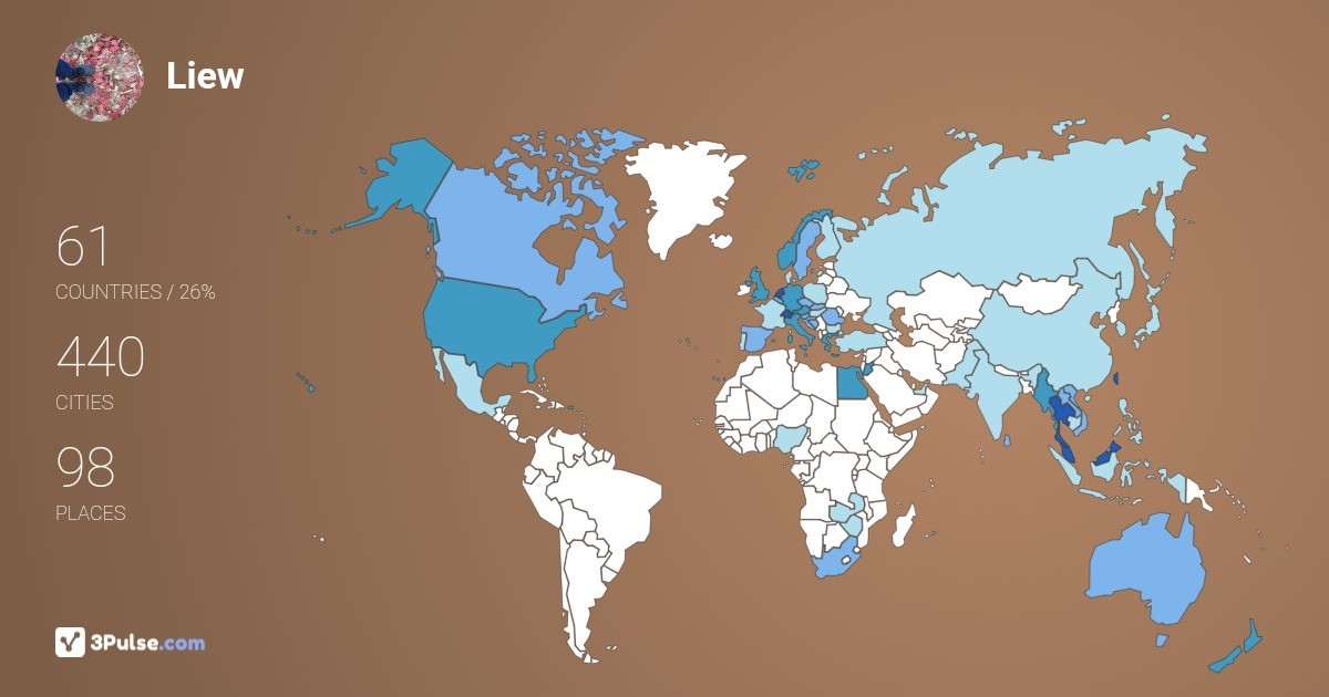 Изображение Карты путешествий Liew Hong