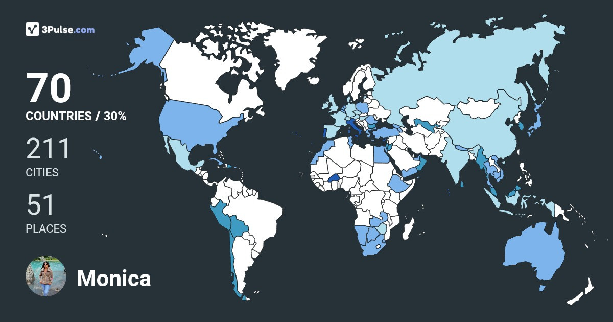 Изображение Карты путешествий Monica Maccanti