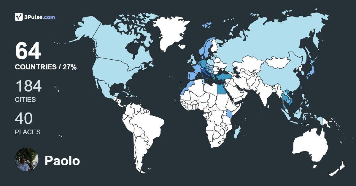 Изображение Карты путешествий Paolo Vedolin
