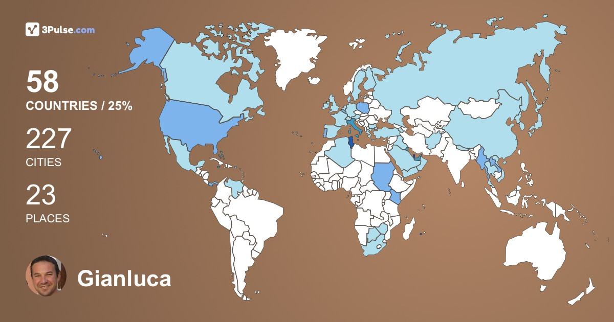 Изображение Карты путешествий Gianluca Loi