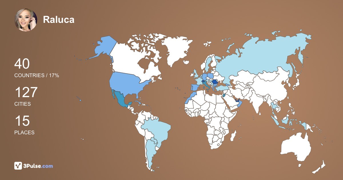 Изображение Карты путешествий Raluca Muresan
