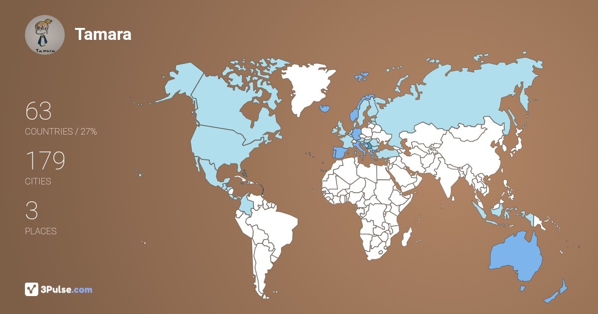 Изображение Карты путешествий Tamara Ciceri