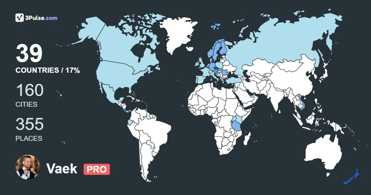 Изображение Карты путешествий Vaek Frank