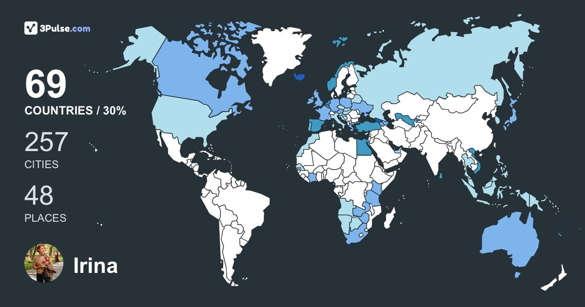 Изображение Карты путешествий Irina Kocak
