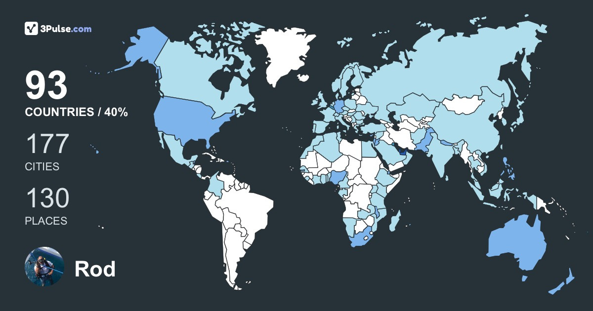 Изображение Карты путешествий Rod Martin