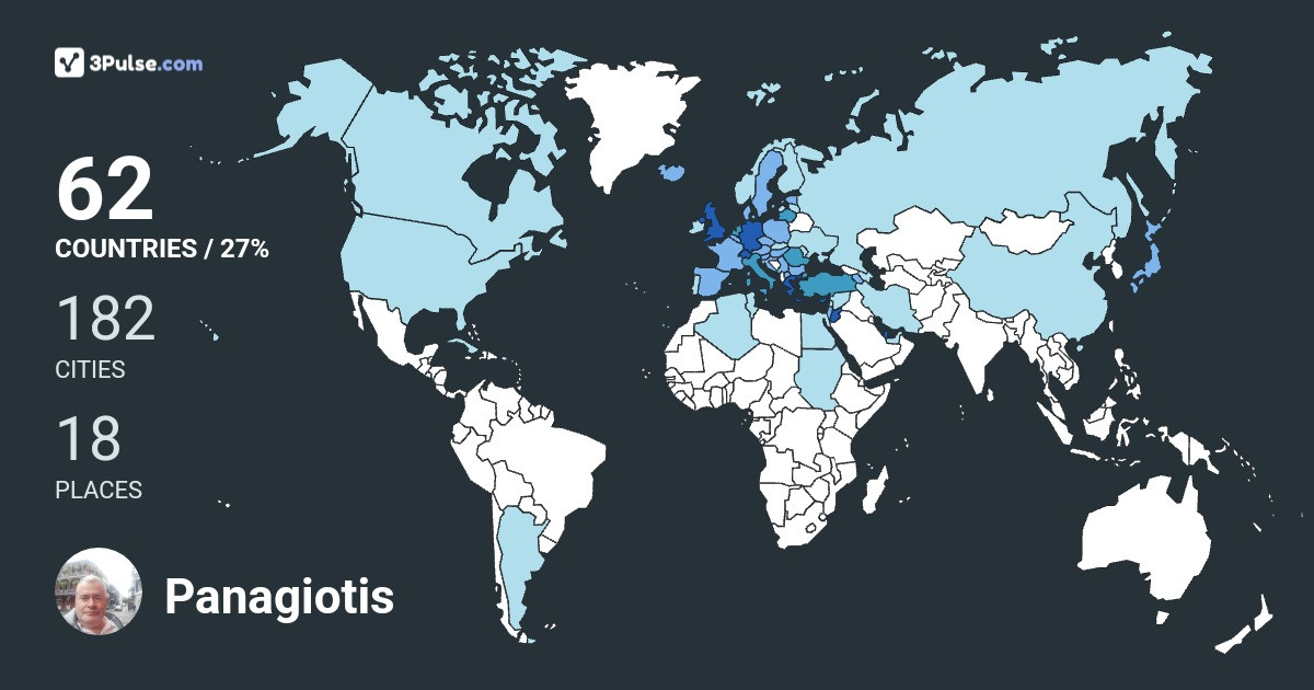 Изображение Карты путешествий Panagiotis Danias