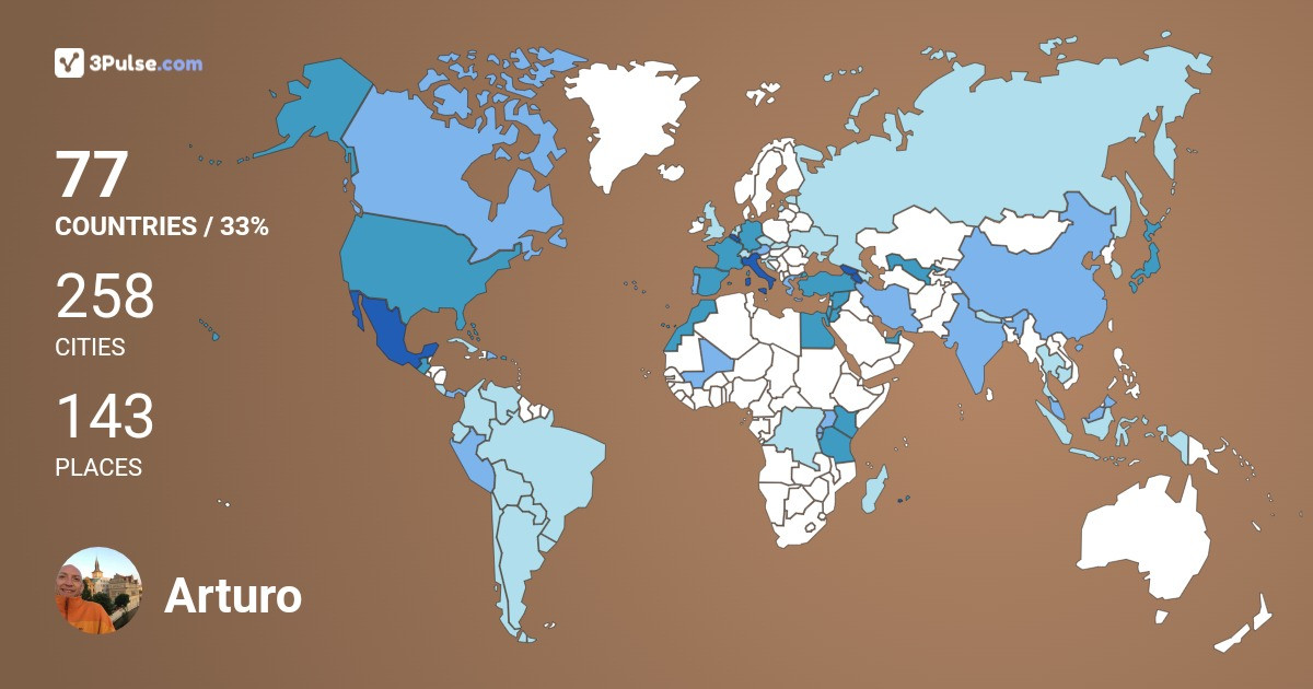 Изображение Карты путешествий Arturo Ruiz