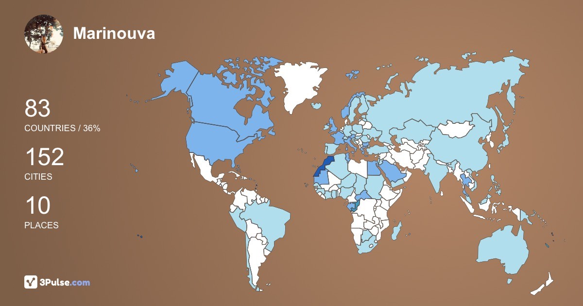 Изображение Карты путешествий Marinouva Marinouva