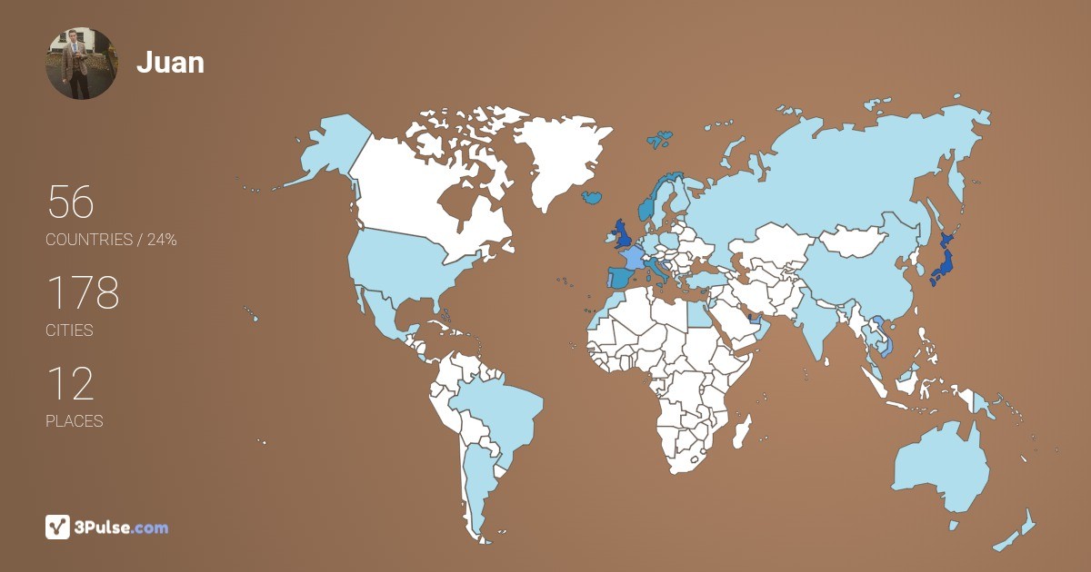 Изображение Карты путешествий Juan Barton