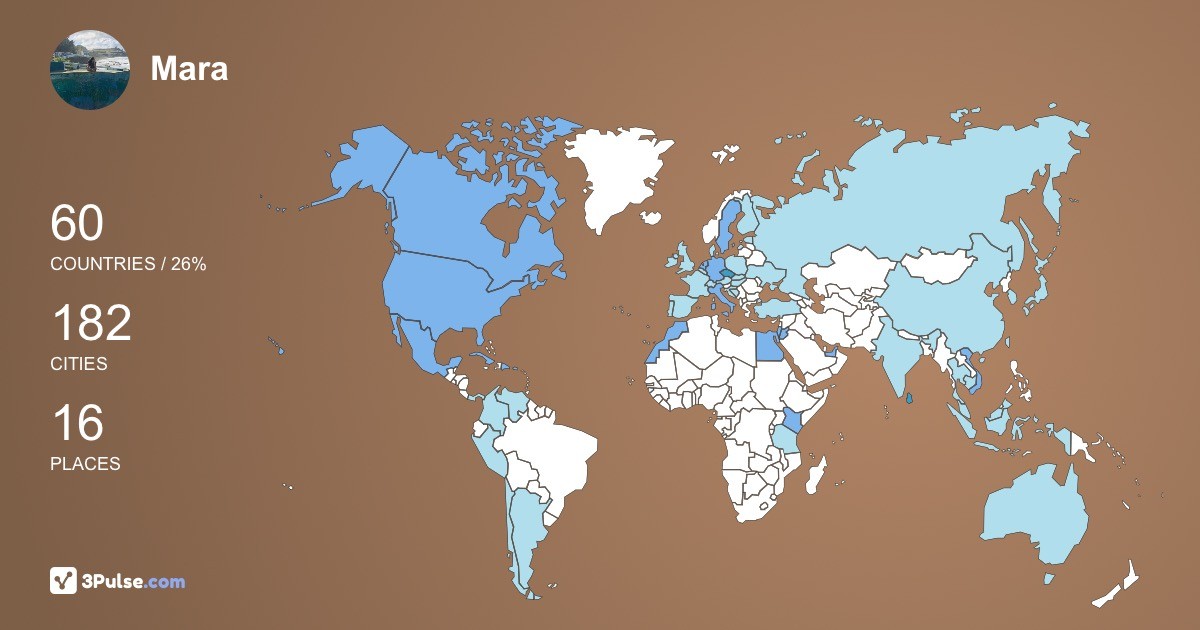 Mara Mustieles's Travel Map Image
