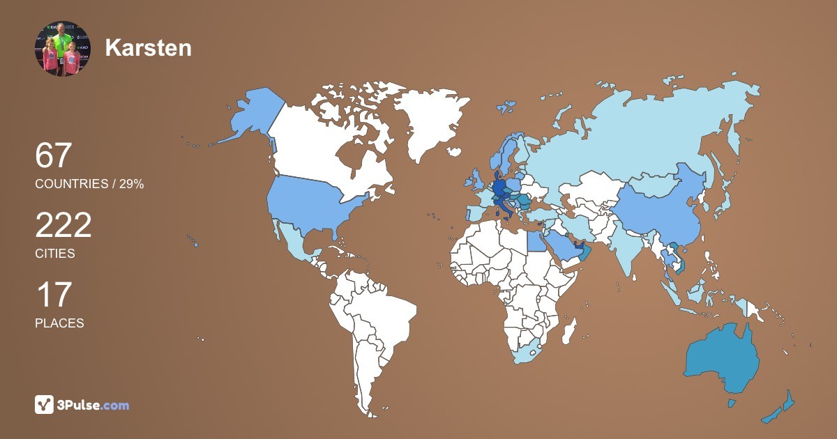Изображение Карты путешествий Karsten Due