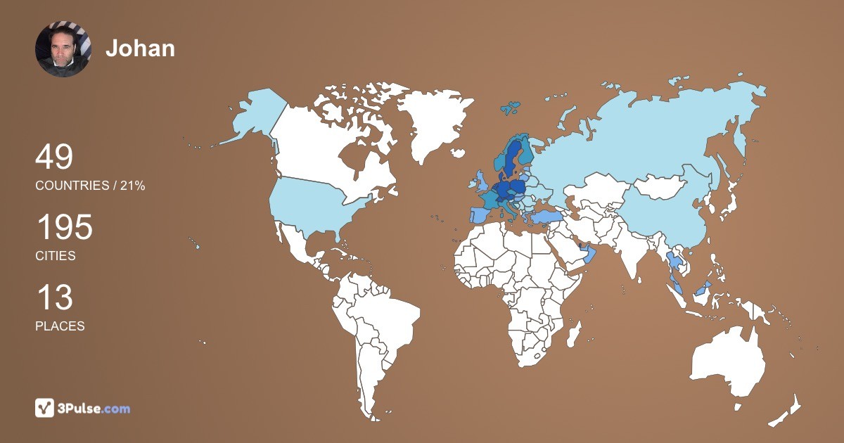 Изображение Карты путешествий Johan Mller