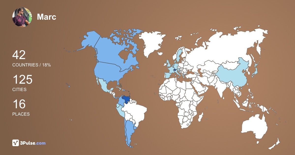 Изображение Карты путешествий Marc Salvisberg
