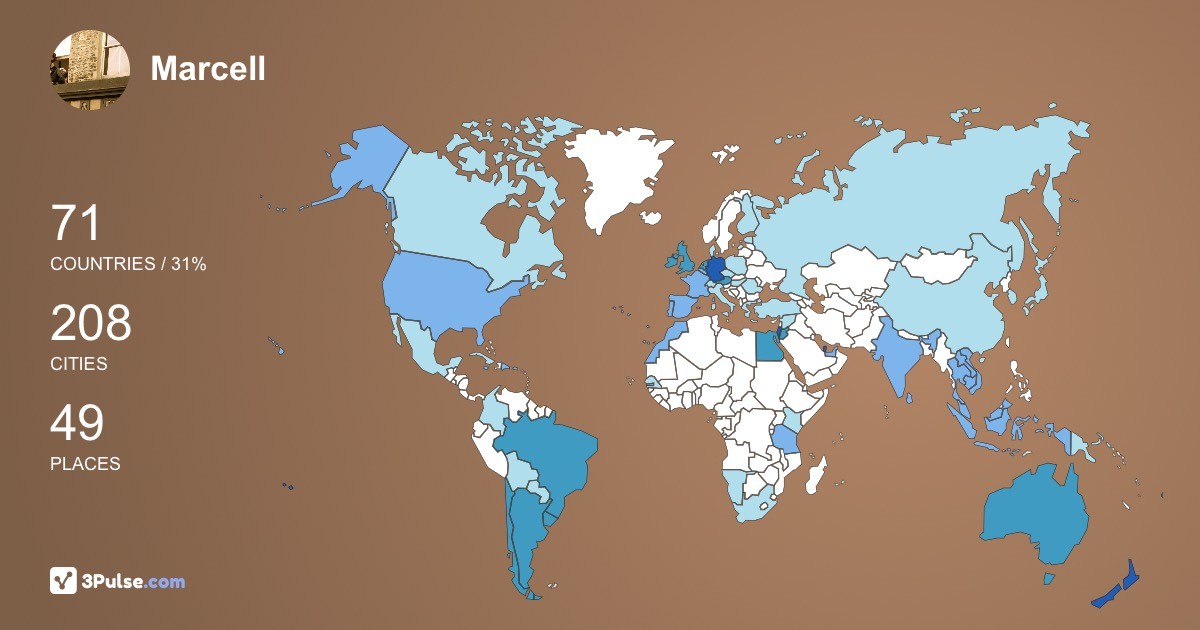Изображение Карты путешествий Marcell Naubert