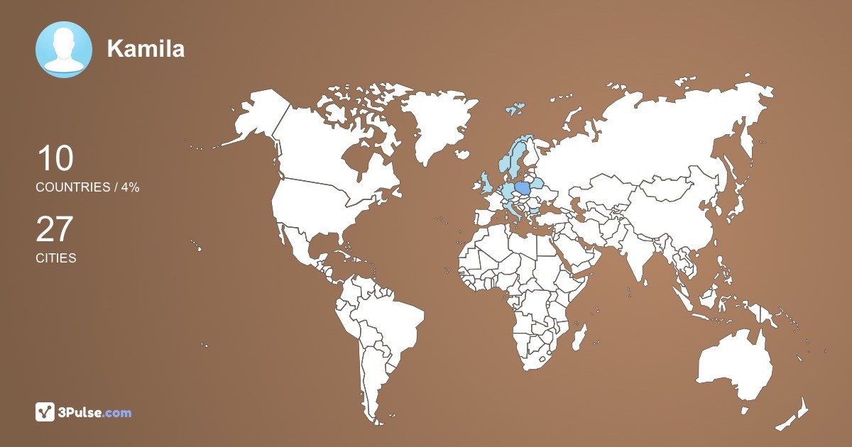 Изображение Карты путешествий Kamila