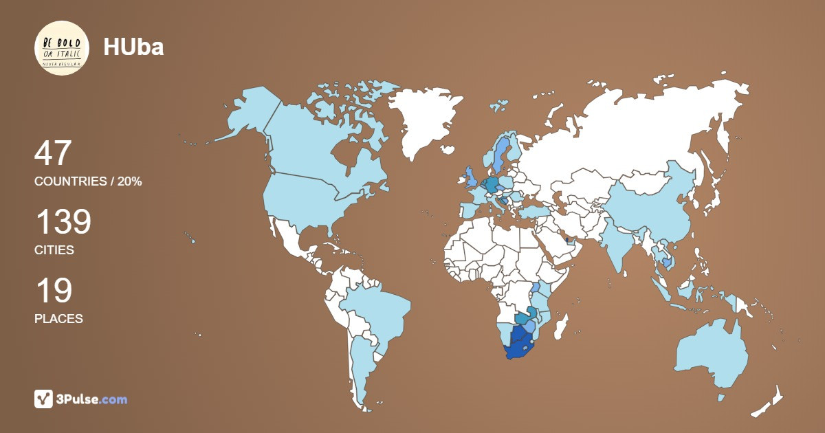 Изображение Карты путешествий HUba Boshoff