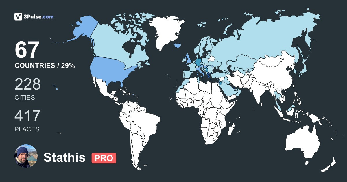 Изображение Карты путешествий Stathis Ameridis