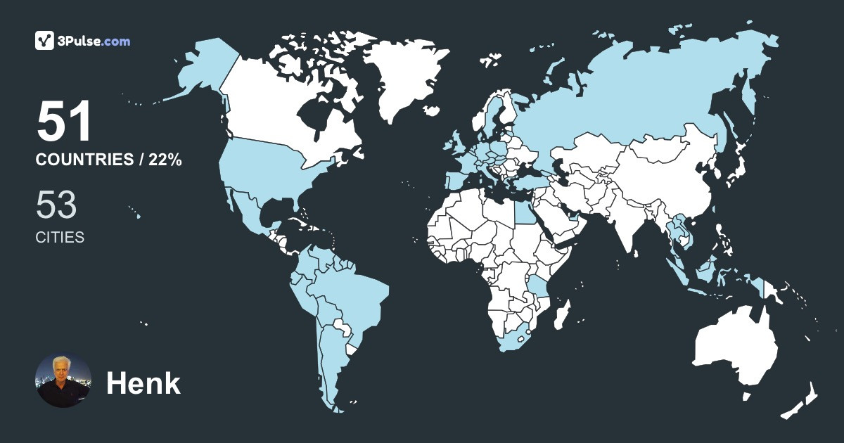 Изображение Карты путешествий Henk Soeters