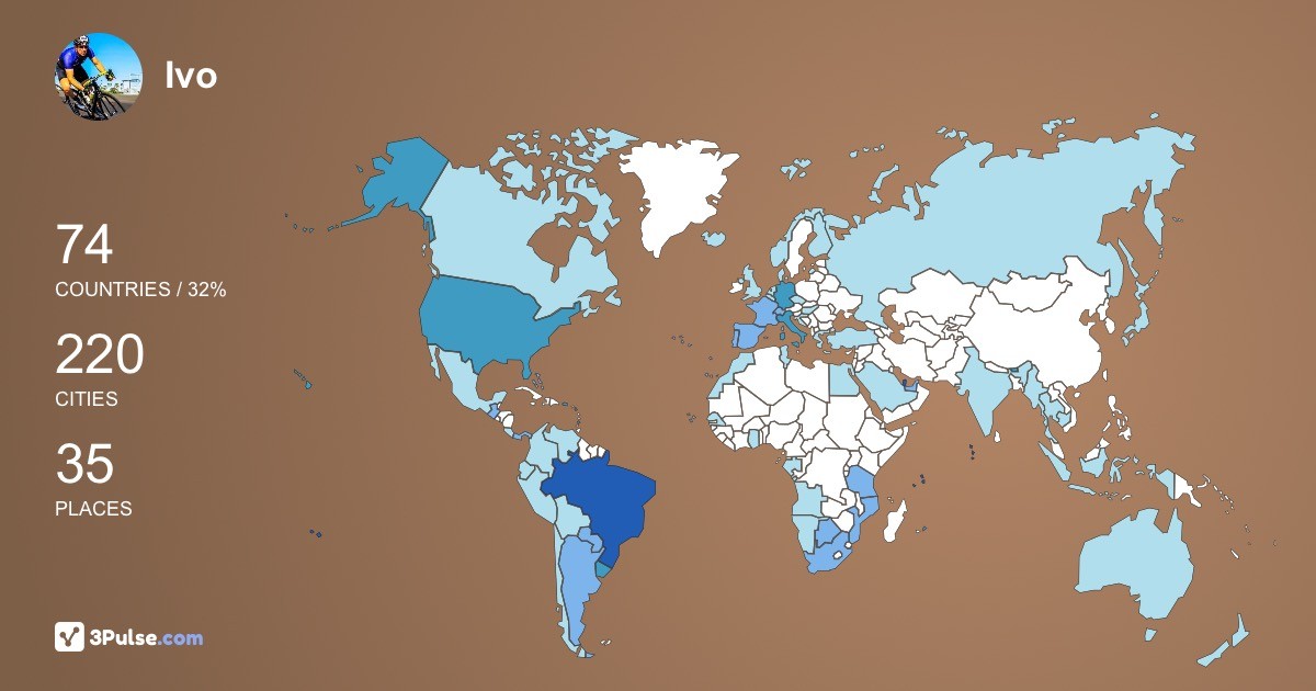 Изображение Карты путешествий Ivo Martins