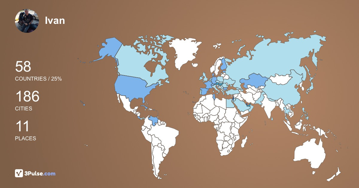 Изображение Карты путешествий Ivan Lajos