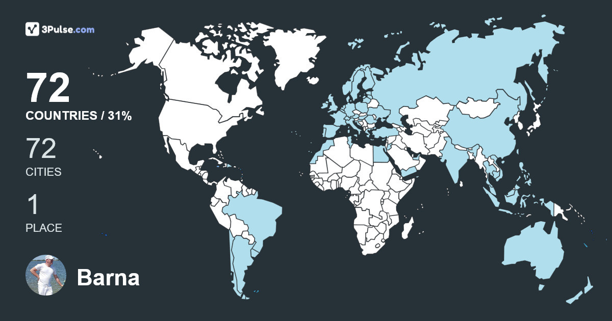 Изображение Карты путешествий Barna Nagy