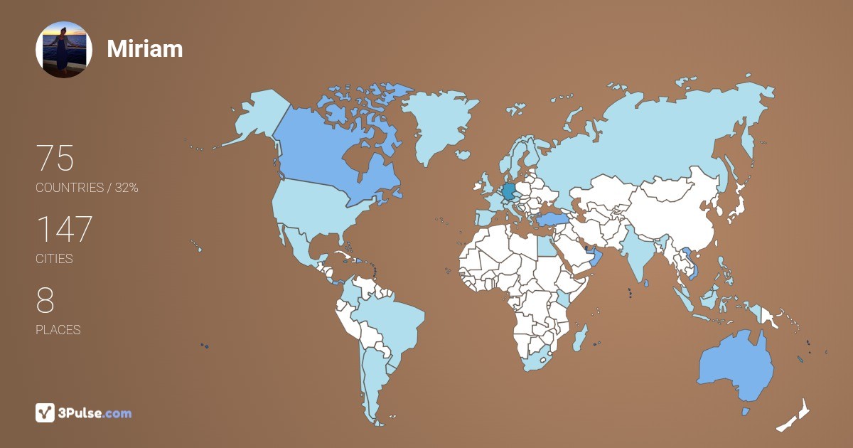 Изображение Карты путешествий Miriam Lotz