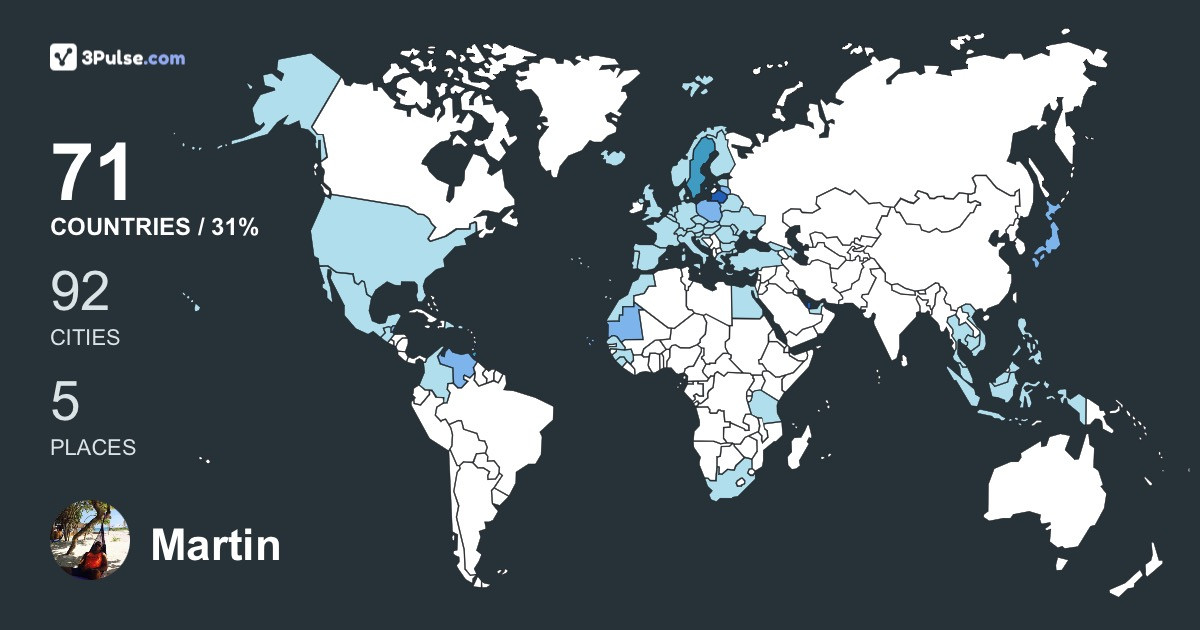 Изображение Карты путешествий Martin Pihlamgi