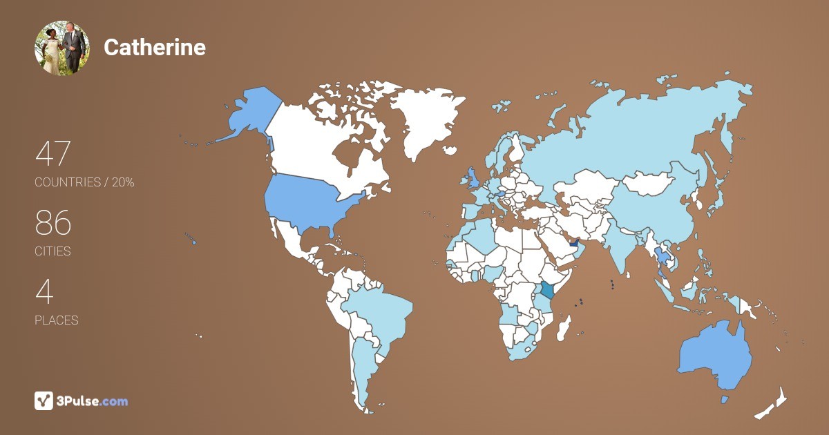 Изображение Карты путешествий Catherine Muturi