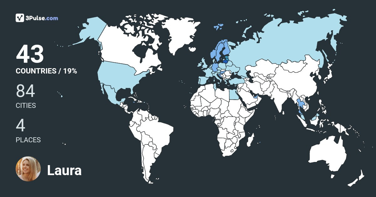 Изображение Карты путешествий Laura Karkovska