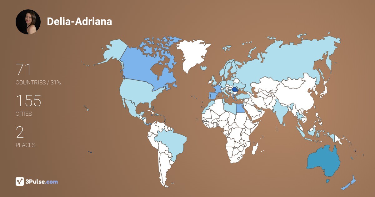 Изображение Карты путешествий Delia-Adriana Ilinca