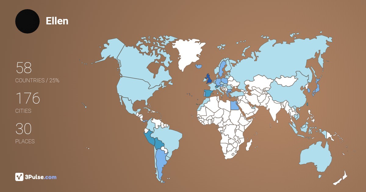 Изображение Карты путешествий Ellen Wong