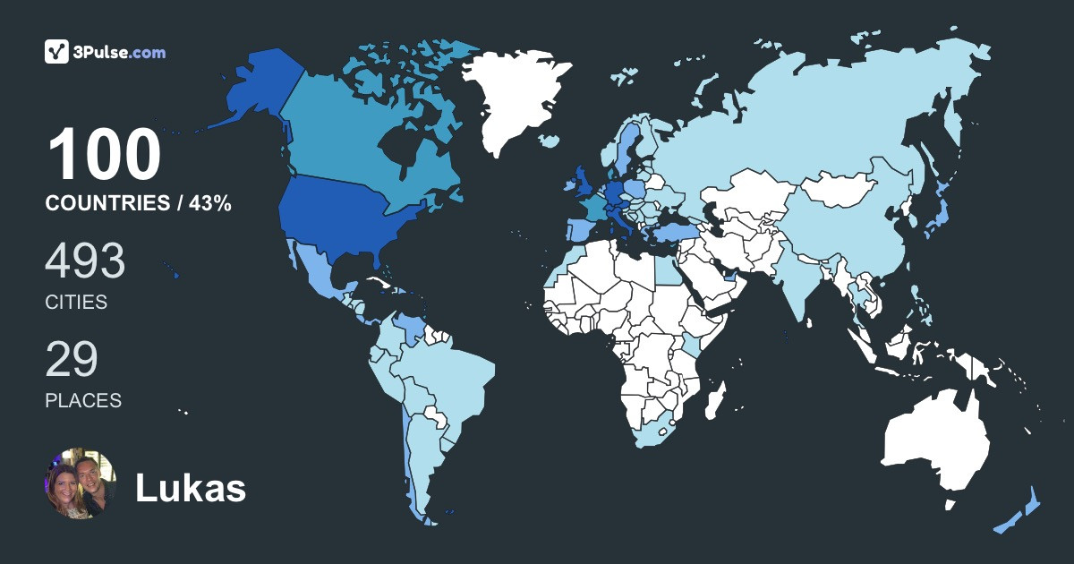 Изображение Карты путешествий Lukas Lipburger